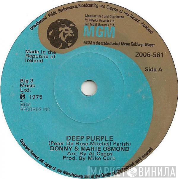 Donny & Marie Osmond  - Deep Purple