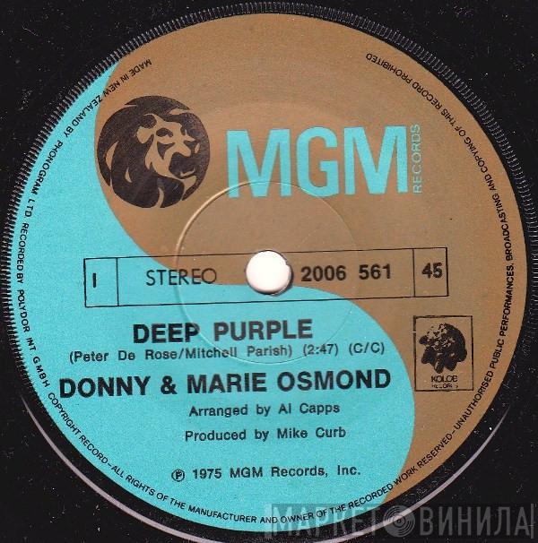  Donny & Marie Osmond  - Deep Purple