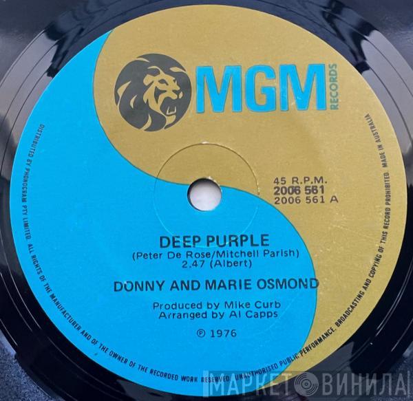  Donny & Marie Osmond  - Deep Purple