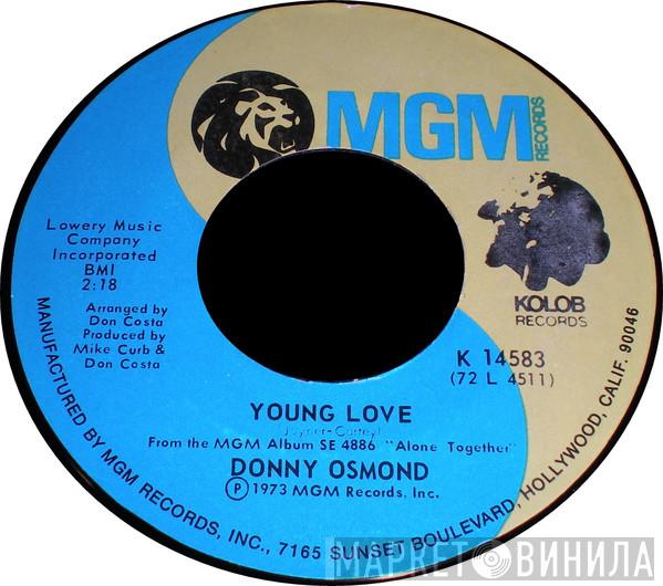  Donny Osmond  - Young Love / A Million To One