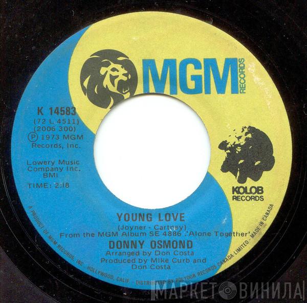  Donny Osmond  - Young Love / A Million To One