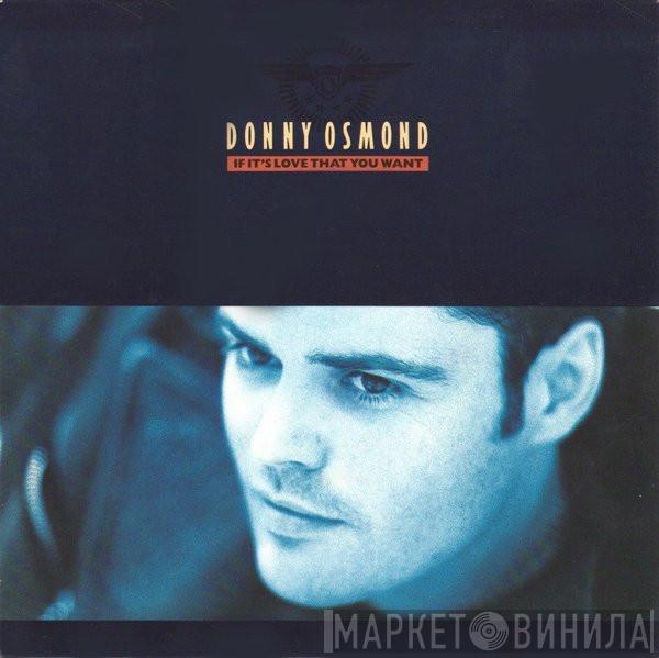 Donny Osmond - If It's Love That You Want