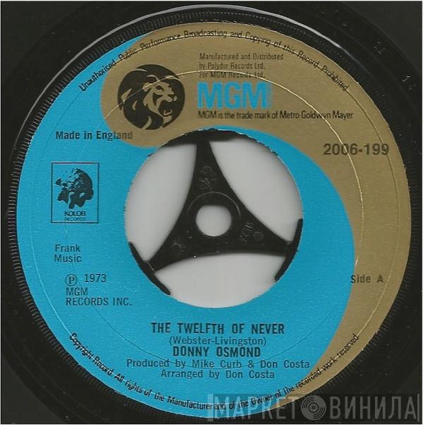Donny Osmond - The Twelfth Of Never