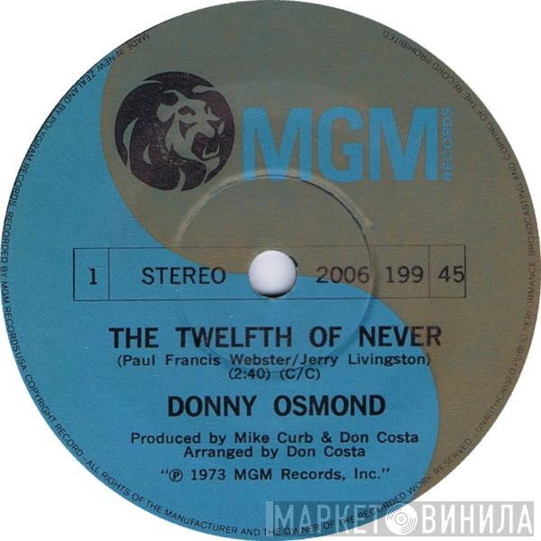  Donny Osmond  - The Twelfth Of Never