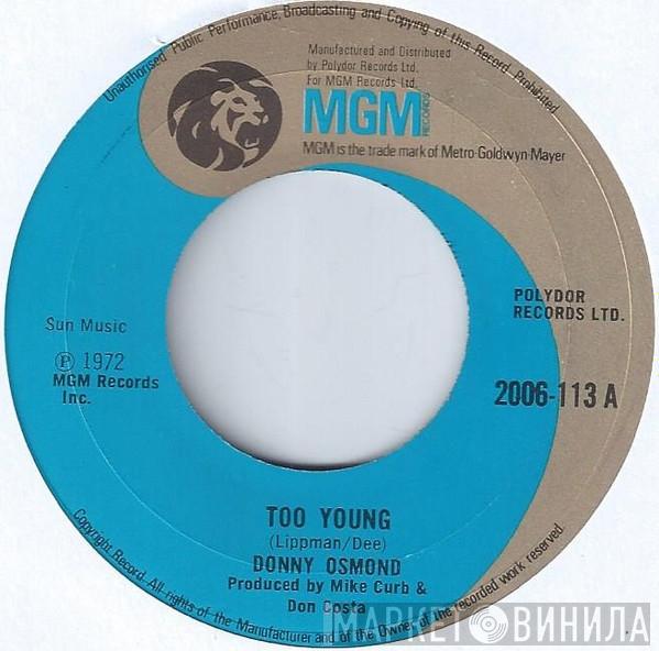 Donny Osmond - Too Young