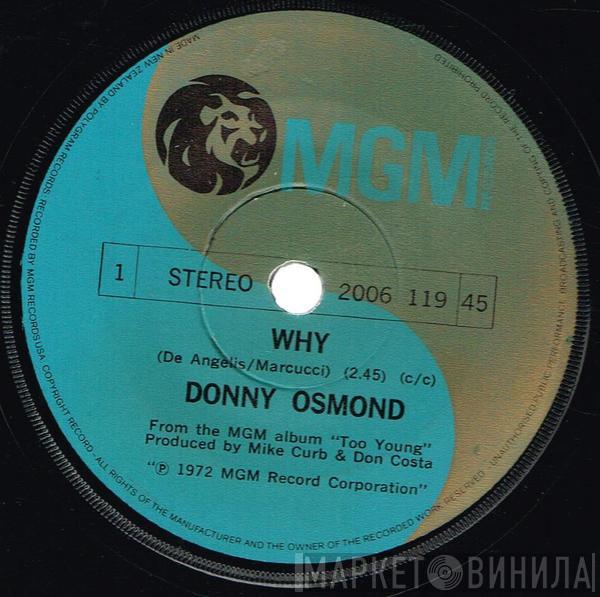  Donny Osmond  - Why