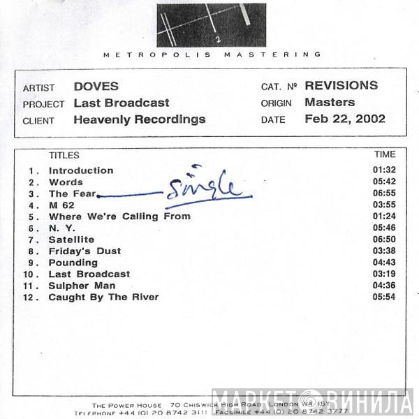  Doves  - Last Broadcast
