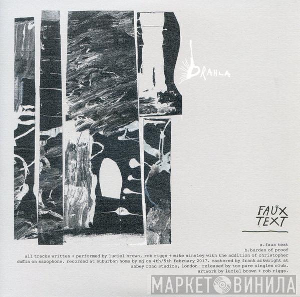 Drahla - Faux Text