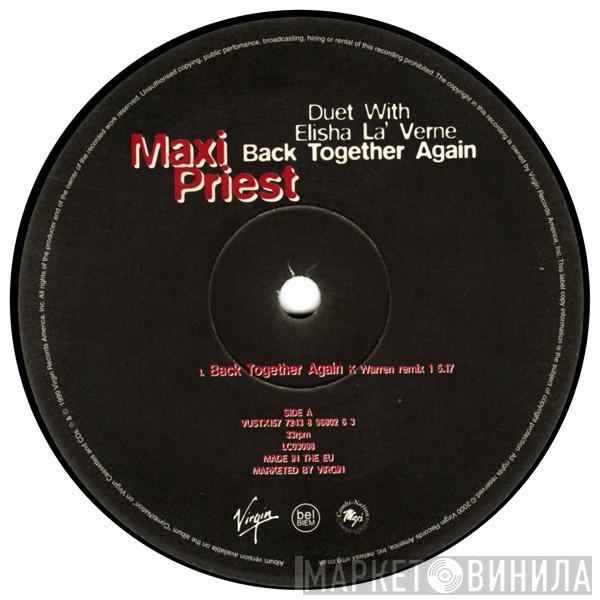 Duet With Maxi Priest  Elisha La'Verne  - Back Together Again