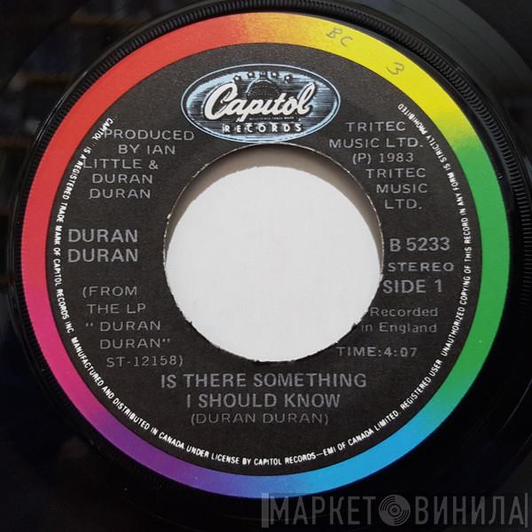  Duran Duran  - Is There Something I Should Know?