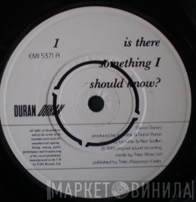Duran Duran - Is There Something I Should Know?