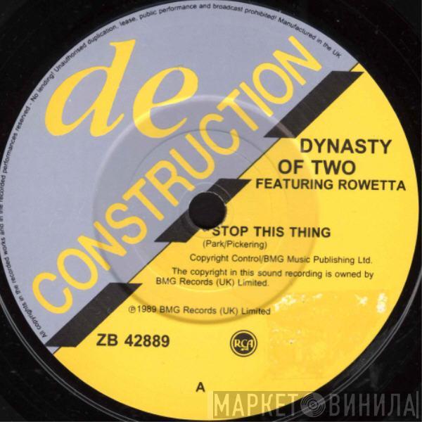 Dynasty Of Two - Stop This Thing / Energy