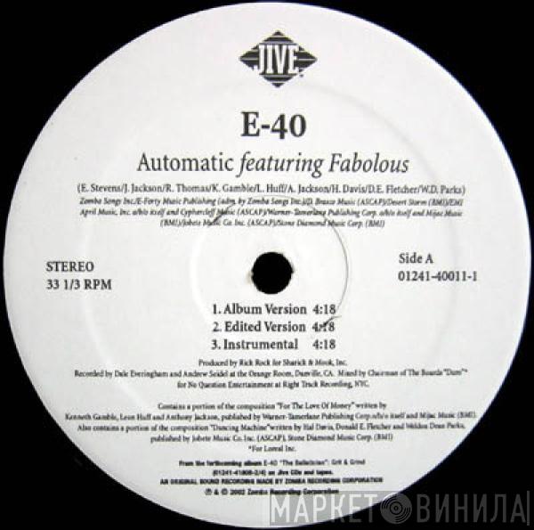  E-40  - Automatic / Rep Yo City