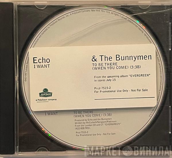  Echo & The Bunnymen  - I Want To Be There (When You Come)