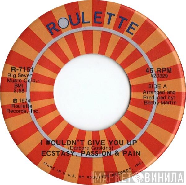 Ecstasy, Passion & Pain - I Wouldn't Give You Up / Don't Burn Your Bridges Behind You