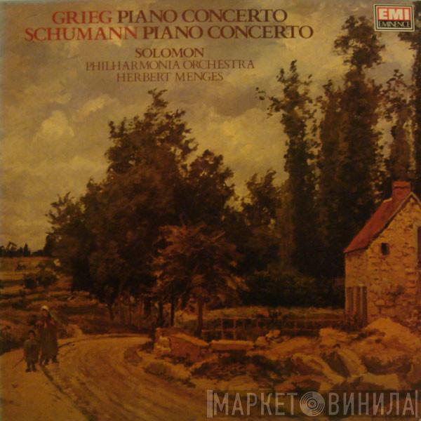 • Edvard Grieg • Robert Schumann • Solomon  • Philharmonia Orchestra  Herbert Menges  - Piano Concertos
