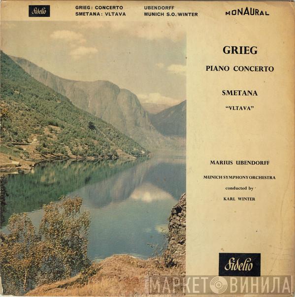 Edvard Grieg, Bedřich Smetana, Marius Ubendorff, Münchner Symphoniker, Karl Winter - Piano Concerto / Vltava (Ma Vlast)