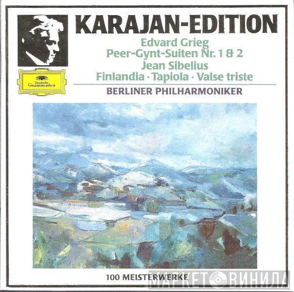 Edvard Grieg, Jean Sibelius, Berliner Philharmoniker, Herbert von Karajan - Peer-Gynt-Suiten Nr. 1 & 2 / Finlandia, Tapiola, Valse Triste