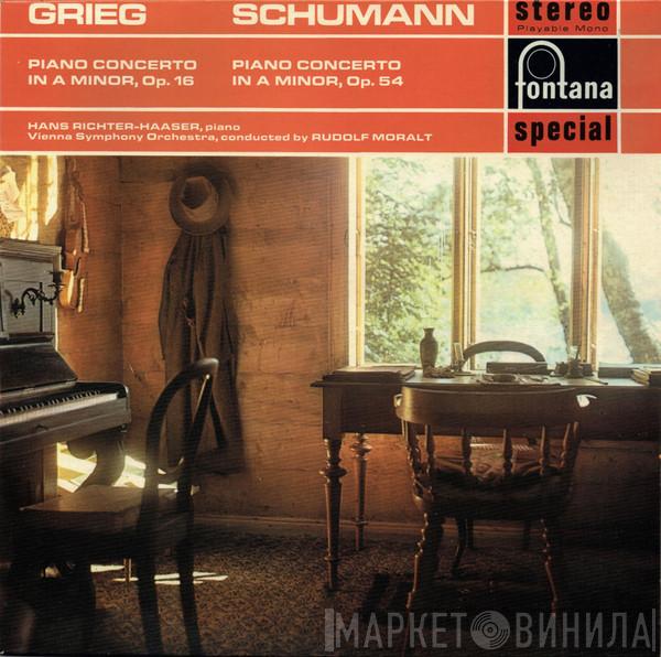 Edvard Grieg, Robert Schumann, Hans Richter-Haaser, Wiener Symphoniker, Rudolf Moralt - Piano Concerto In A Minor, Op. 16 / Piano Concerto In A Minor, Op. 54