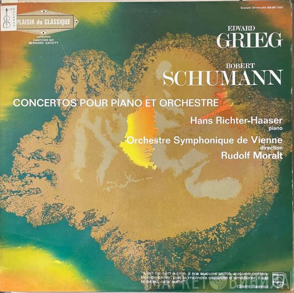 , Edvard Grieg - Robert Schumann , Hans Richter-Haaser Conducted By Wiener Symphoniker  Rudolf Moralt  - Edvard Grieg, Robert Schumann Concertos Pour Piano Et Orchestre