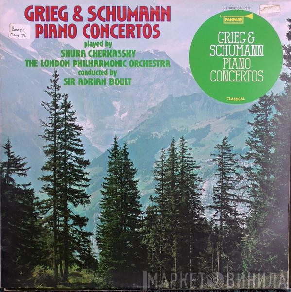 Edvard Grieg, Robert Schumann, Shura Cherkassky, The London Philharmonic Orchestra, Sir Adrian Boult - Piano Concertos