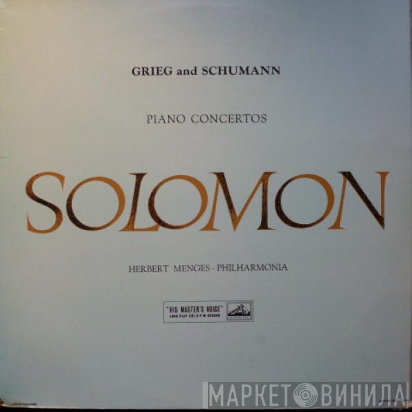 Edvard Grieg, Robert Schumann, Solomon , Herbert Menges, Philharmonia Orchestra - Piano Concertos