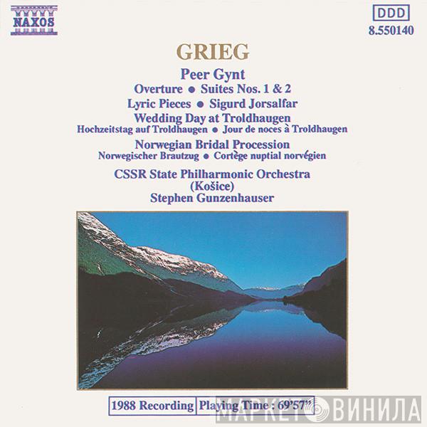 - Edvard Grieg , Slovak State Philharmonic Orchestra, Košice  Stephen Gunzenhauser  - Peer Gynt - Sigurd Jorsalfar