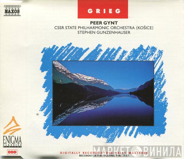 , Edvard Grieg , Slovak State Philharmonic Orchestra, Košice  Stephen Gunzenhauser  - Peer Gynt