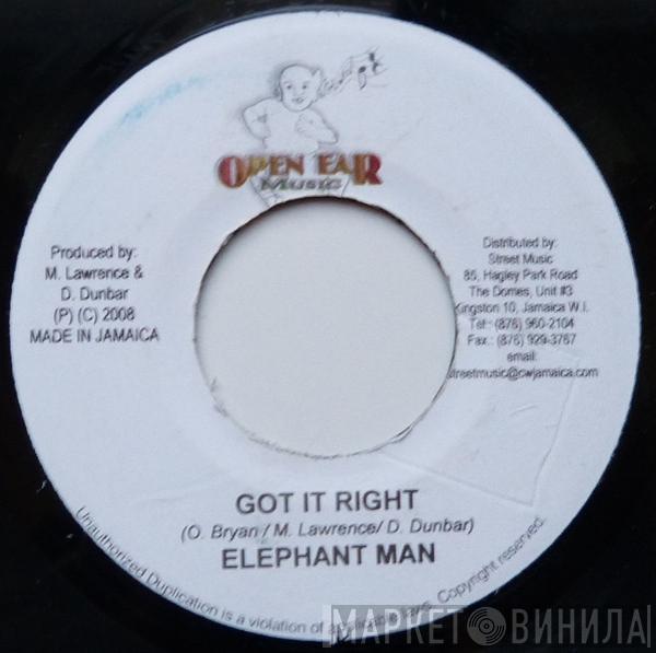 Elephant Man, Burro Banton - Got It Right / Cut Nuh Dash