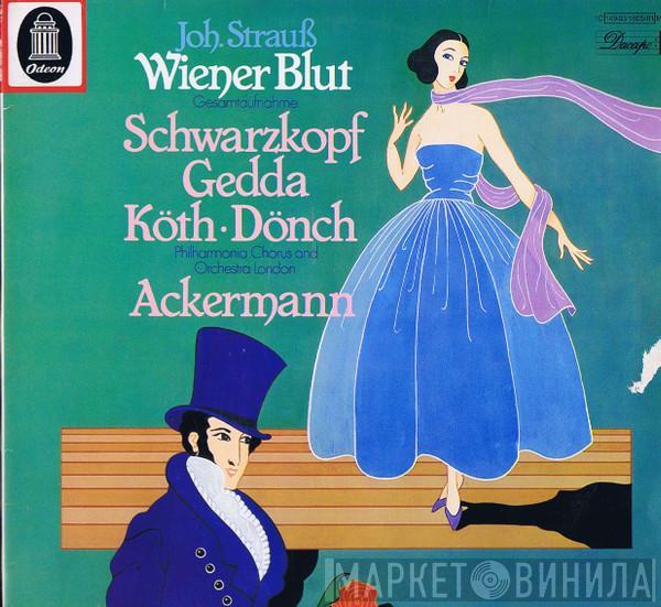 • Elisabeth Schwarzkopf • Nicolai Gedda • Erika Köth • Karl Dönch • Otto Ackermann  Johann Strauss Jr.  - Wiener Blut • Gesamtaufnahme