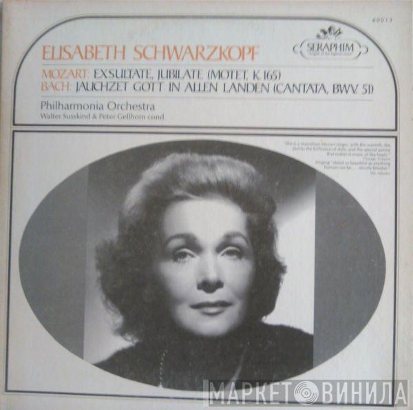 , Elisabeth Schwarzkopf , Wolfgang Amadeus Mozart , Johann Sebastian Bach  Philharmonia Orchestra  - Exsultate, Jubilate (Motet, K. 165), Jauchzet Gott In Allen Landen (Cantata, BWV. 51)