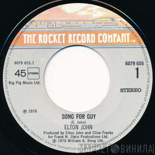  Elton John  - Song For Guy / Lovesick