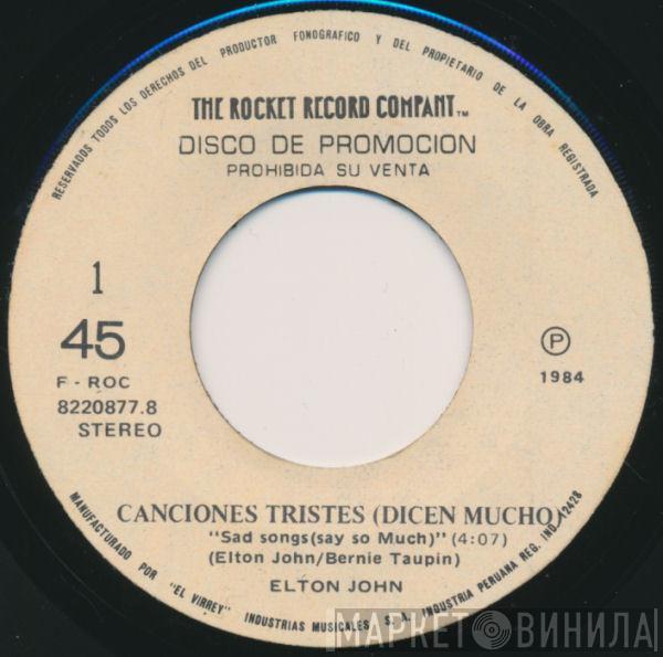  Elton John  - Canciones Tristes (Dicen Mucho)