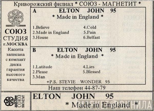  Elton John  - Made In England