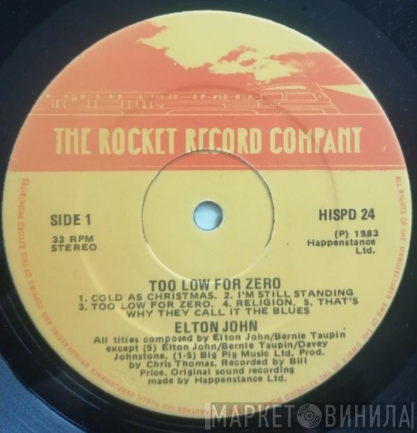  Elton John  - Too Low For Zero