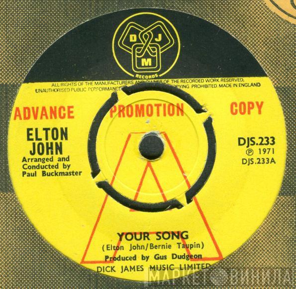  Elton John  - Your Song