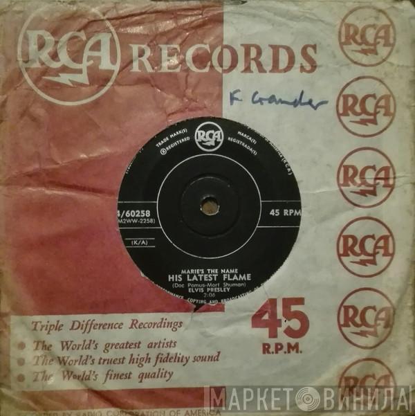  Elvis Presley  - (Marie's The Name) His Latest Flame / Little Sister