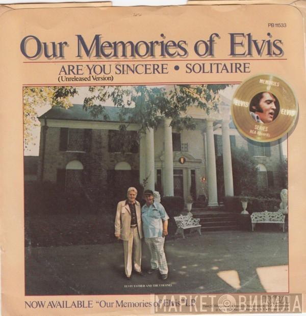  Elvis Presley  - Are You Sincere / Solitaire
