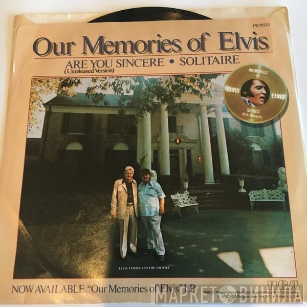  Elvis Presley  - Are You Sincere / Solitaire