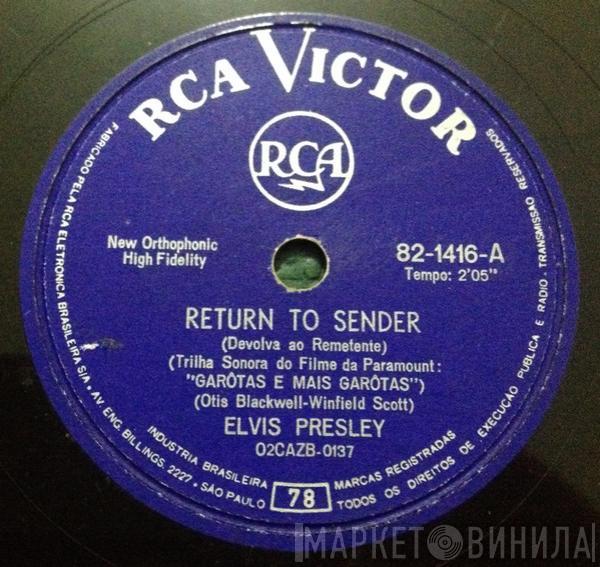  Elvis Presley  - Return To Sender / Where Do You Come From