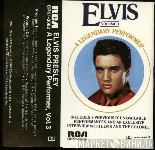  Elvis Presley  - A Legendary Performer - Volume 3