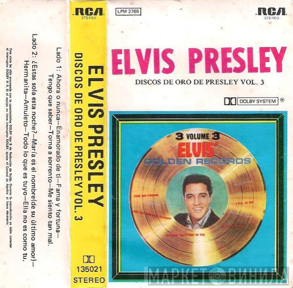  Elvis Presley  - Discos De Oro De Presley (Vol. 3)