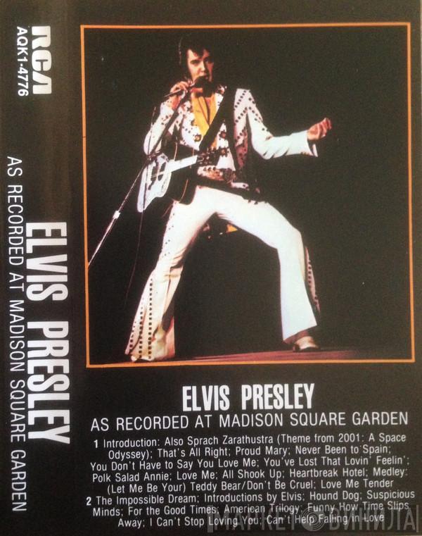  Elvis Presley  - Elvis As Recorded At Madison Square Garden