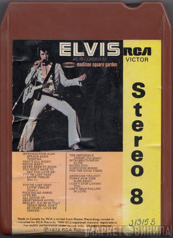  Elvis Presley  - Elvis As Recorded At Madison Square Garden