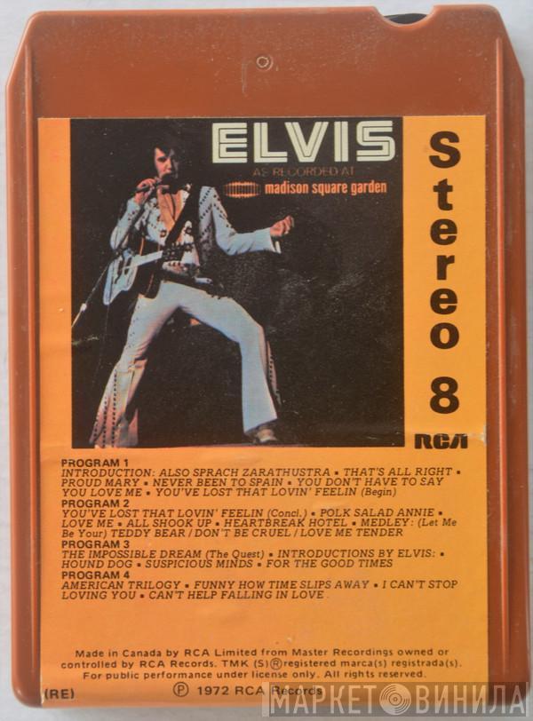  Elvis Presley  - Elvis As Recorded At Madison Square Garden