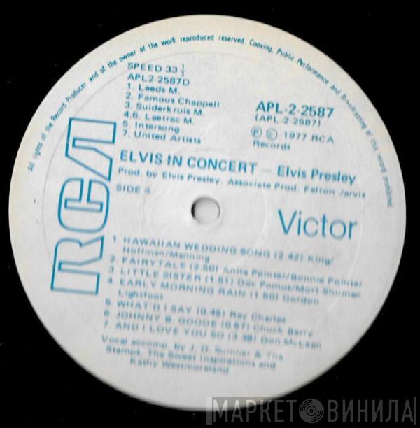  Elvis Presley  - Elvis In Concert