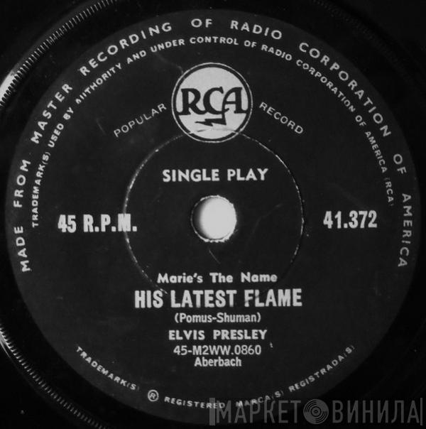  Elvis Presley  - His Latest Flame