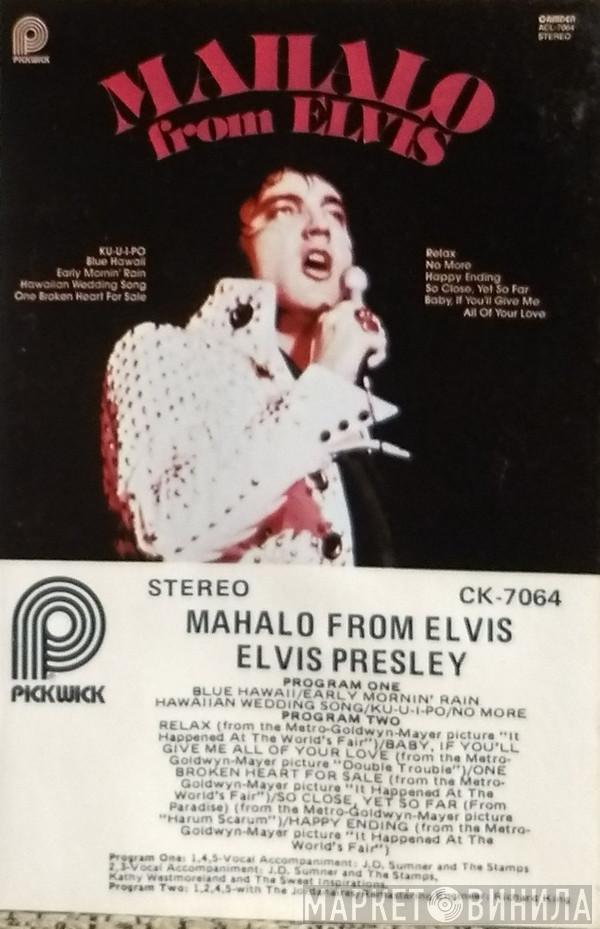  Elvis Presley  - Mahalo From Elvis