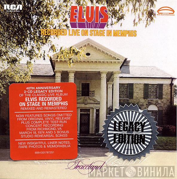  Elvis Presley  - Recorded Live On Stage In Memphis