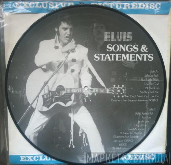 Elvis Presley - Songs & Statements